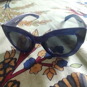 SOLD!  Anthropologie Blue Sunglasses